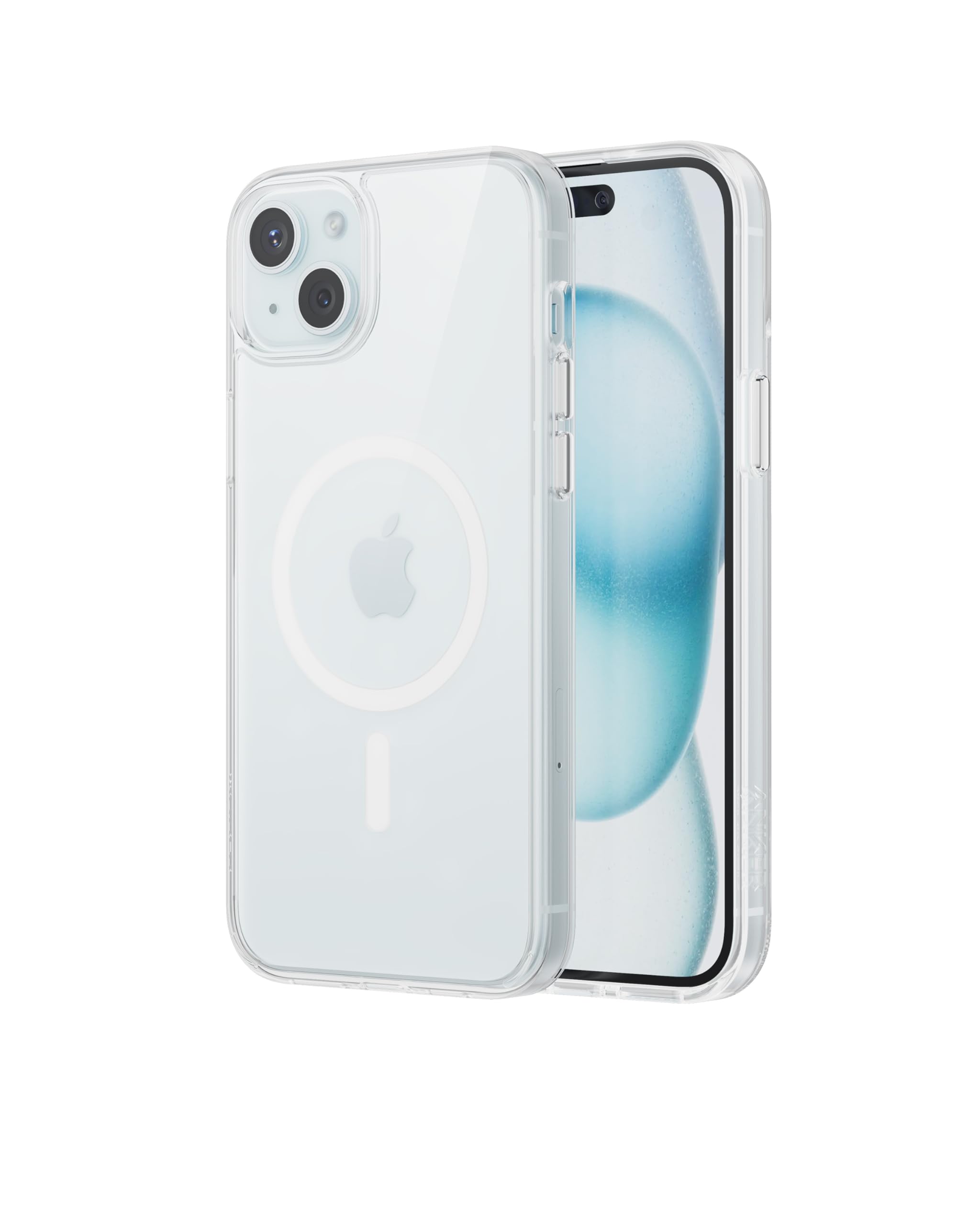 Anker For Iphone 15 Case, Compatible With Magsafe, Military Grade Protection, Yellowing Resistant, Scratch Resistant Back, Magne