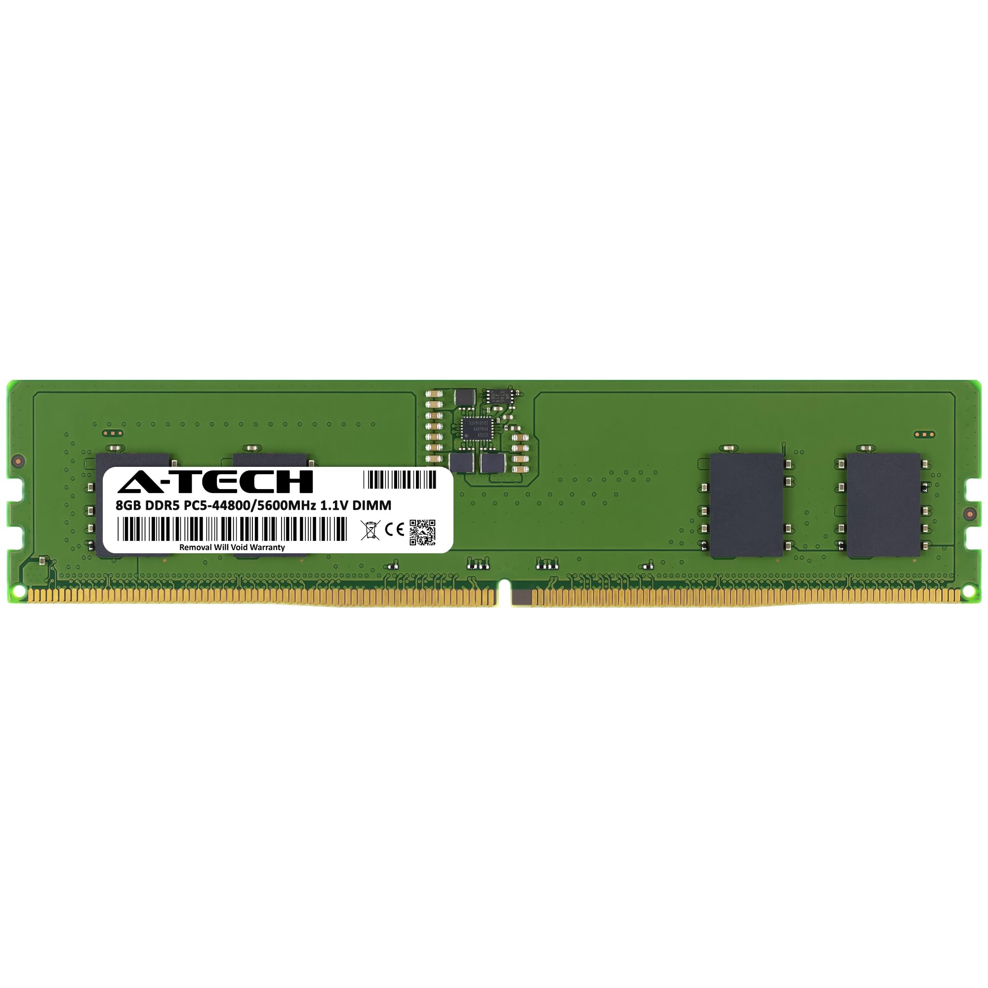 A Tech 8Gb Ddr5 5600Mhz Pc5 44800 Cl46 Udimm 1.1V Non Ecc Unbuffered Dimm 288 Pin Desktop Ram Memory Upgrade Module