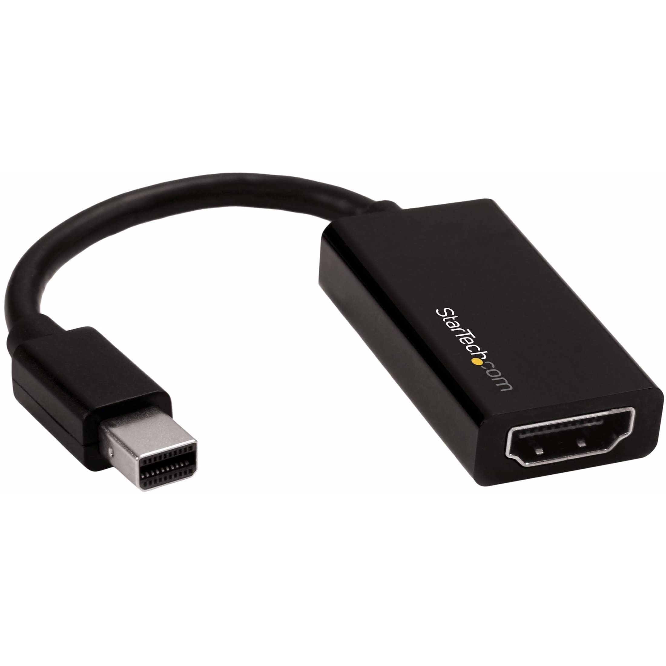 Startech.Com Mini Displayport To Hdmi Adapter   Active Mdp 1.4 To Hdmi 2.0 Video Converter   4K 60Hz   Mini Dp Or Thunderbolt 1/