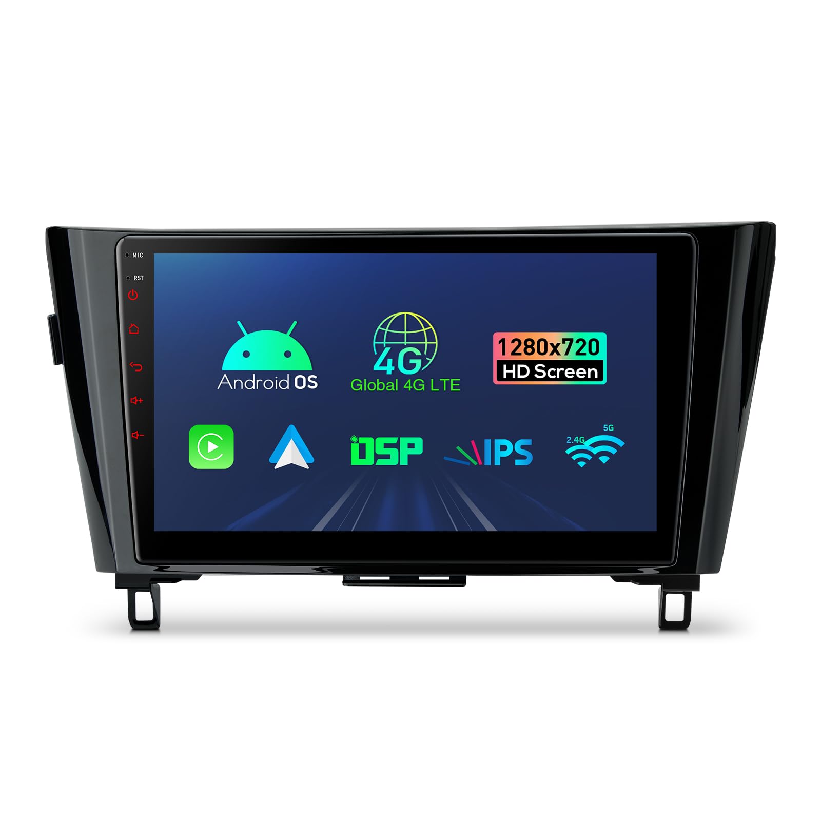 Xtrons Car Stereo For Nissan Rogue X Trail Qashqai, Android 13 Octa Core Car Radio Player, 10.1 Inch Ips Touch Screen Gps Naviga