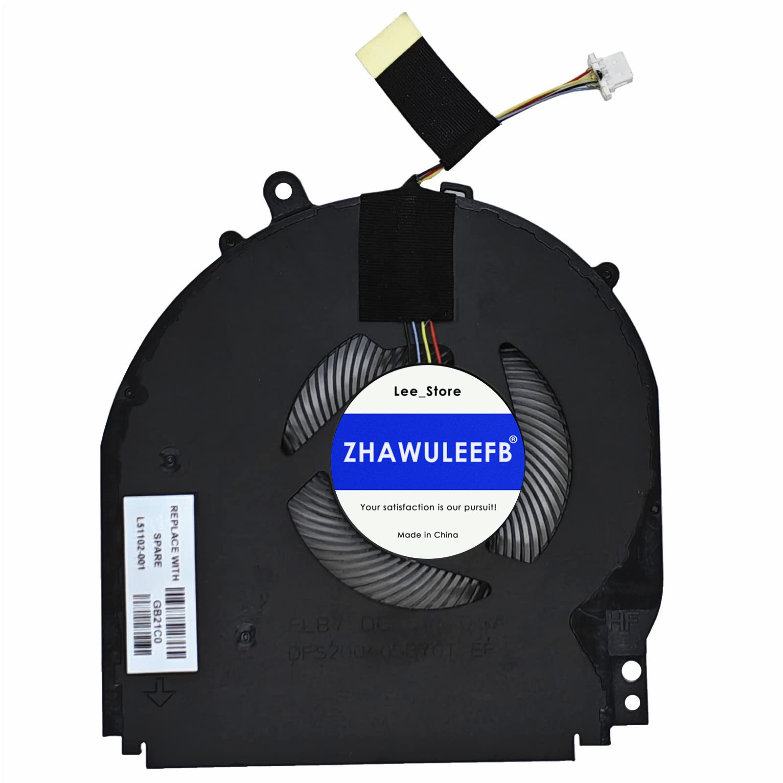 Lee_store CPU Cooling Fan for HP 14-DH 14-dh1021nr 14-CD 14M-DH 15-DQ 14T-DH000 14T-DH100 14-DH0007CA 14-DH0008CA 14-DH0013NR 14