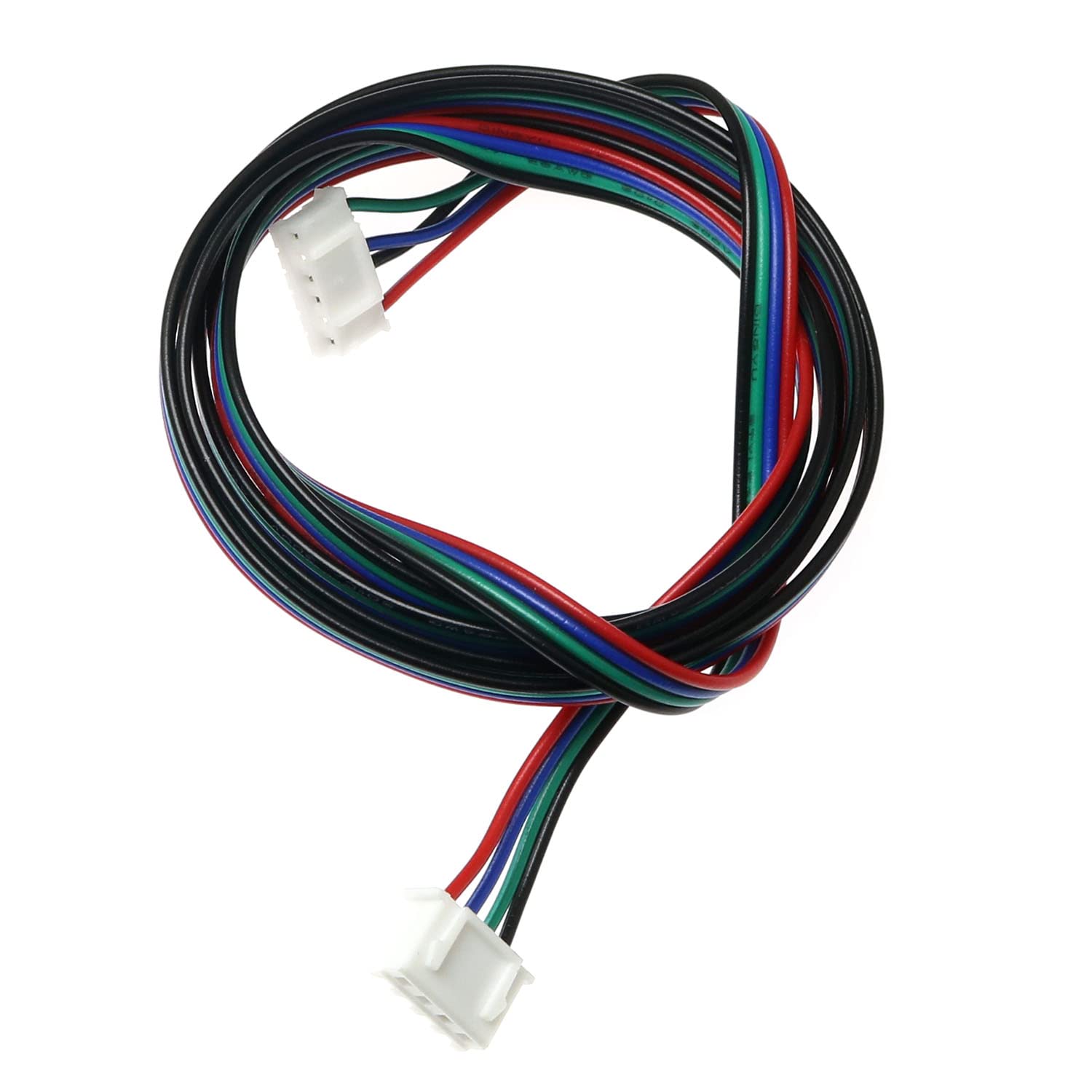 Rlecs 6Pcs 1M 39.4 Inch Stepper Motor Cables Lead Wire Hx2.54 4 Pin To 6 Pin 3D Printer Parts
