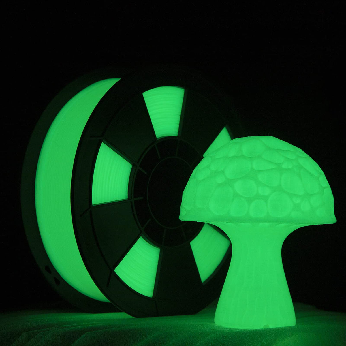 Ziro Pla Glow Filament 1.75Mm,3D Printer Filament Pla Pro 1.75Mm Glow In The Dark Color 1Kg(2.2Lbs),Dimensional Accuracy +/  0.0