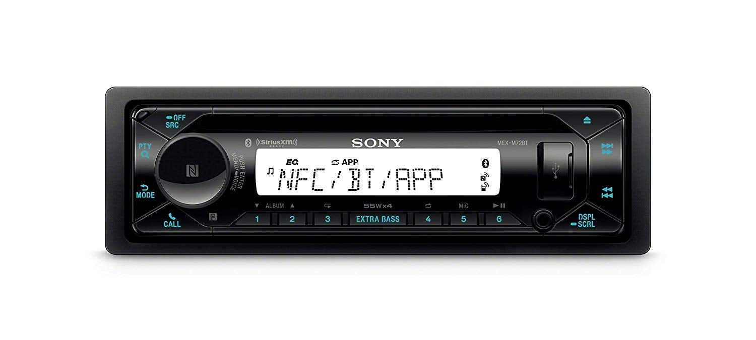 Sony Mex M72Bt Marine Cd Receiver With Bluetooth And Siriusxm Ready