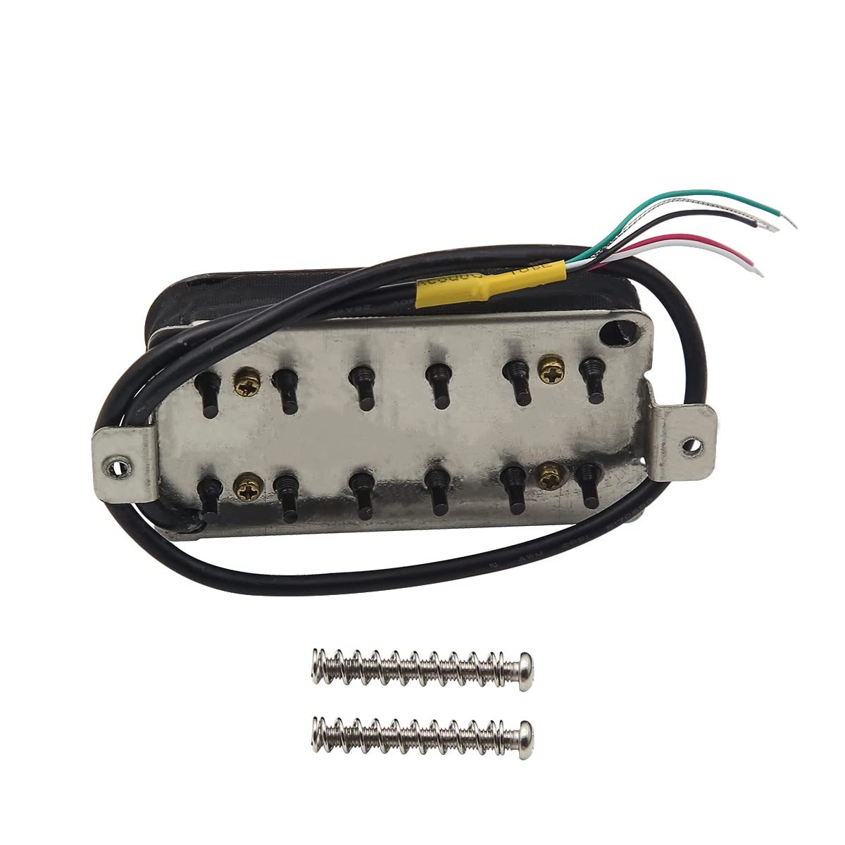 Fleor Alnico 5 Electric Guitar Bridge Pickup Double Coil Humbucker Pickups-Black