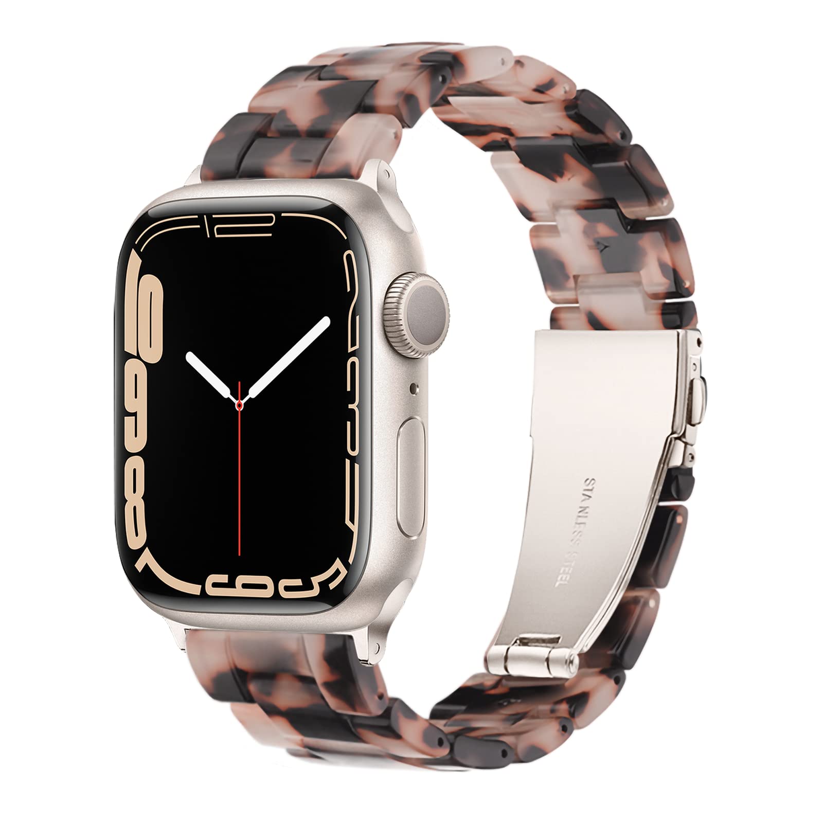 Light Apple Watch Band Fashion Resin Apple Watch Series 10 Series 9 Series 8 Band,Iwacth Bands,Apple Watch Bands For Women,Compa