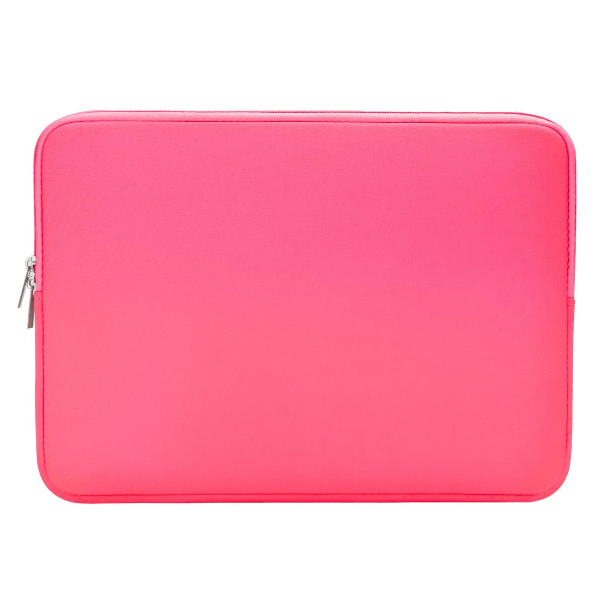 RAINYEAR 15 Inch Laptop Sleeve 15' Protective Soft Case Padded Zipper Cover Carrying Computer Bag Compatible with New 15.4' MacBook Pro Touch Bar Specially for Model A1938 A1707 A1990 (Bright Pink)