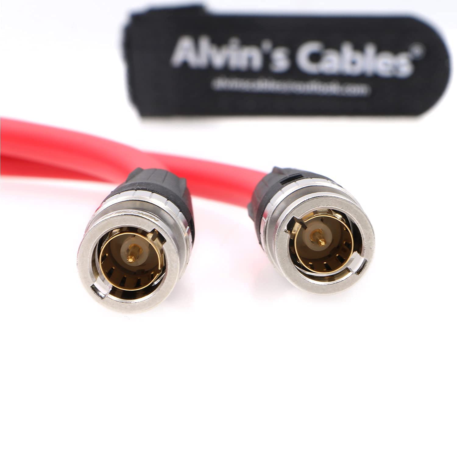 Alvin'S Cables 12G Hd Sdi Video Coaxial Cable Bnc Male To Male For 4K Video Camera (Red 1M)