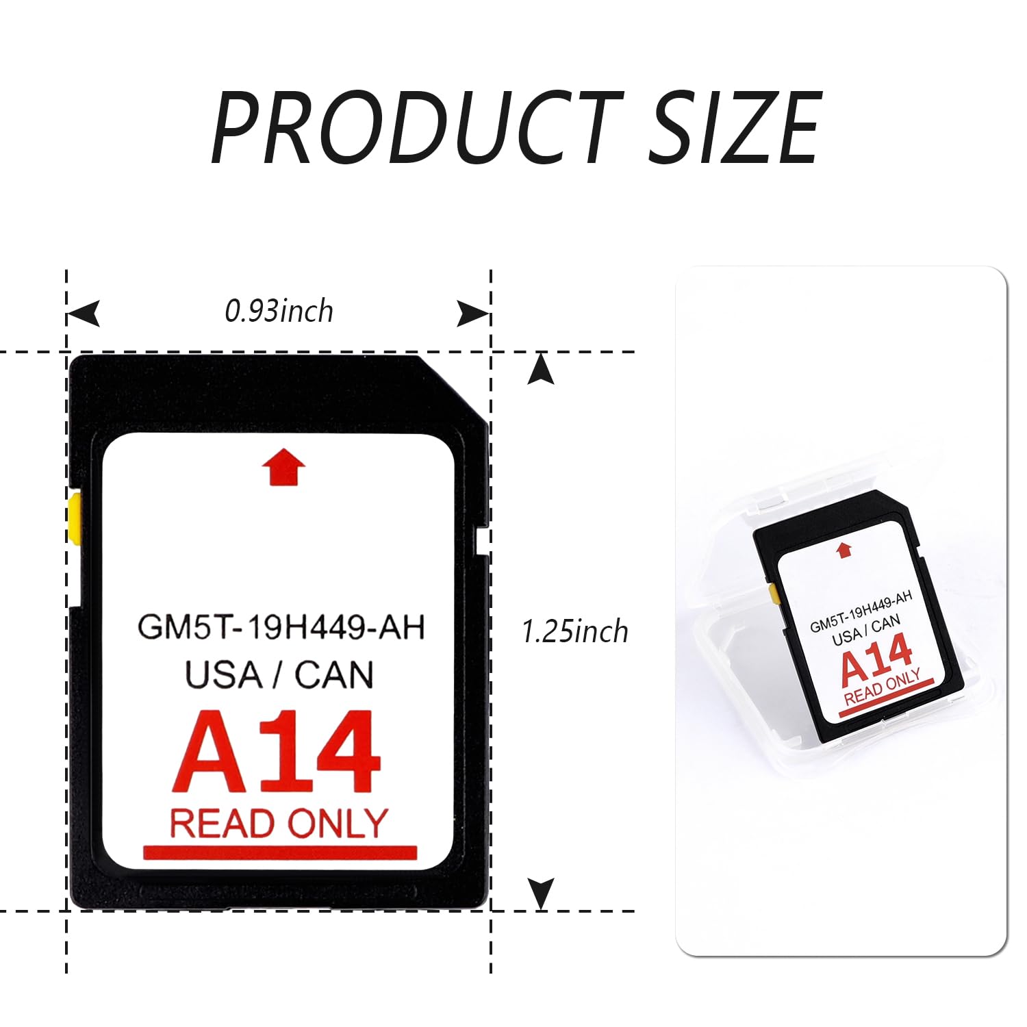 A14 Navigation Sd Card,For Us&Canada Maps Sync Navigation System Sd Card,Gm5T 19H449 Ag Car Gps Navigation Sd Card Compatible Wi