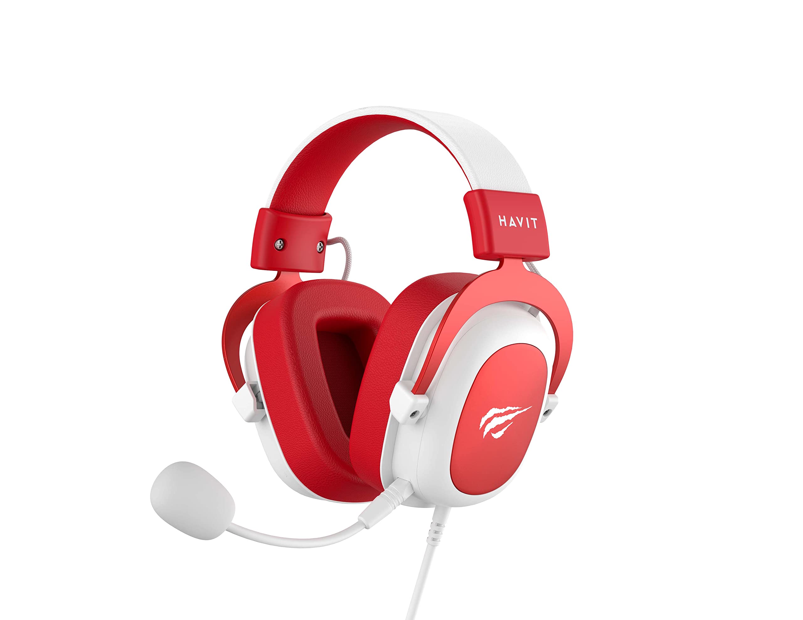 Havit HvH2002D Red, Gamer, Headphone Earphone, With Microphone, Speaker 53Mm, Plug 3, 5Mm: Compatible With Xbox One And Ps4, Ha