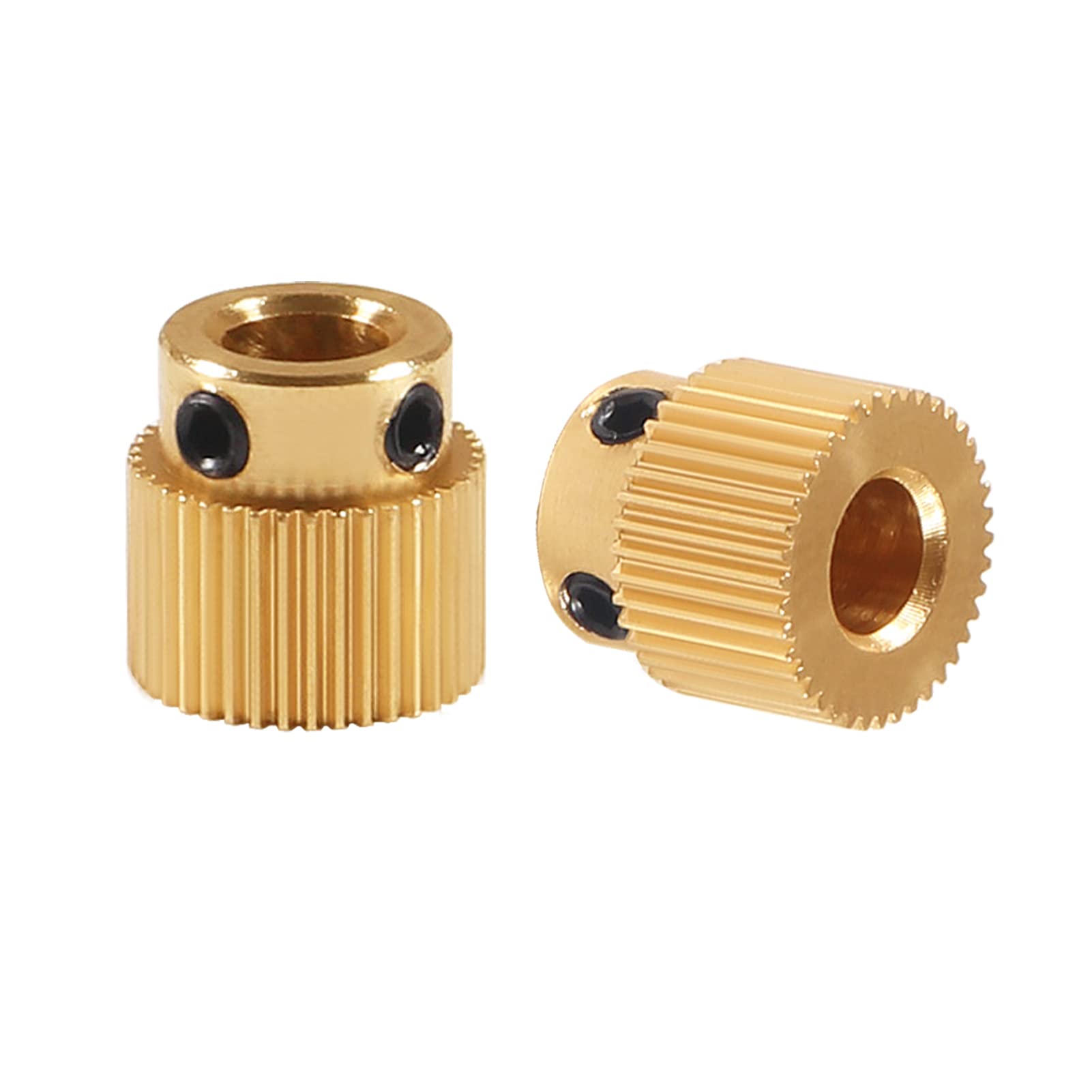 Aokin Brass Extruder Wheel Gear 40 Teeth Drive Gear 3D Printer Parts For Creality Ender 3, Ender 3 Pro, Ender 3 V2, Ender 5/5 Pr