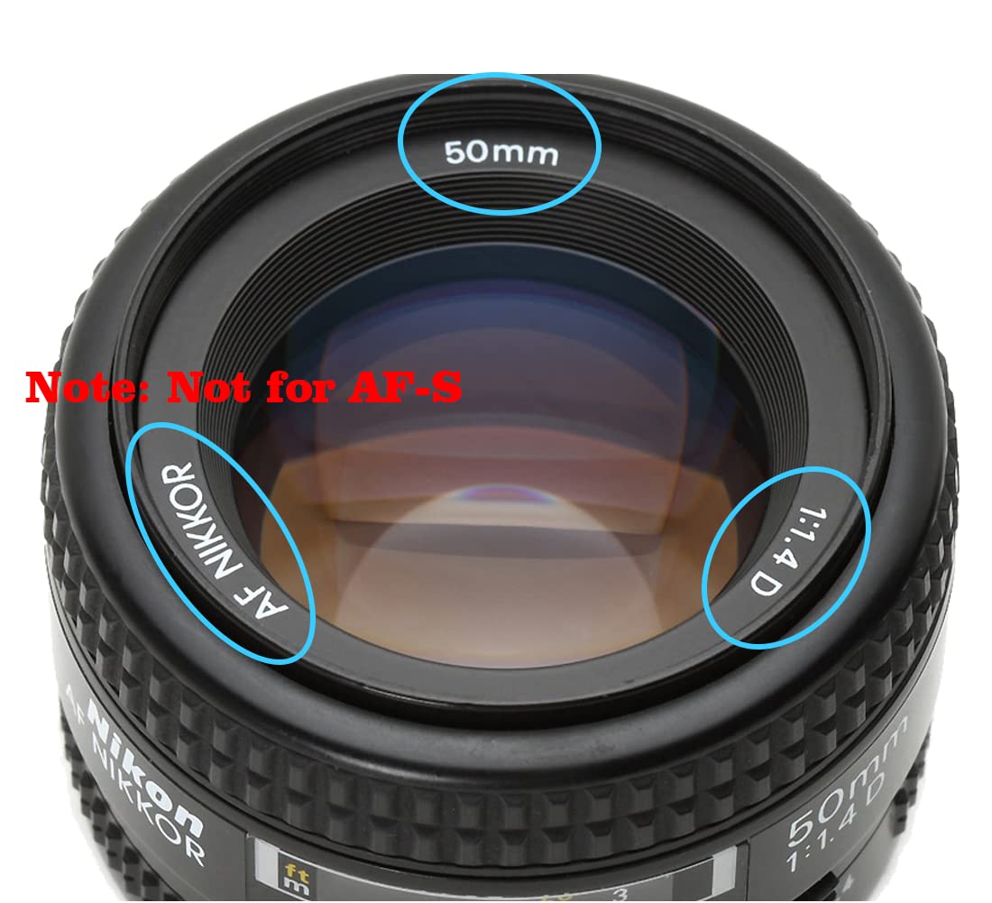 52Mm Lens Cap Compatible For Nikon Af(Not For Af S) Nikkor 50Mm F/1.8D,Af(Not For Af S) Nikkor 50Mm F/1.4D,Huipuxiang[2 Pack]