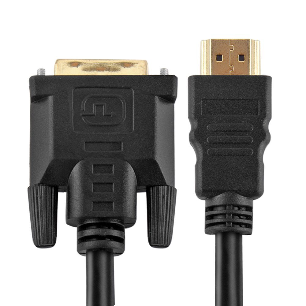 Tnp High Speed Hdmi To Dvi Adapter Cable (50 Feet) - Bi-Directional Hdmi To Dvi & Dvi To Hdmi Converter Male To Male Connector W