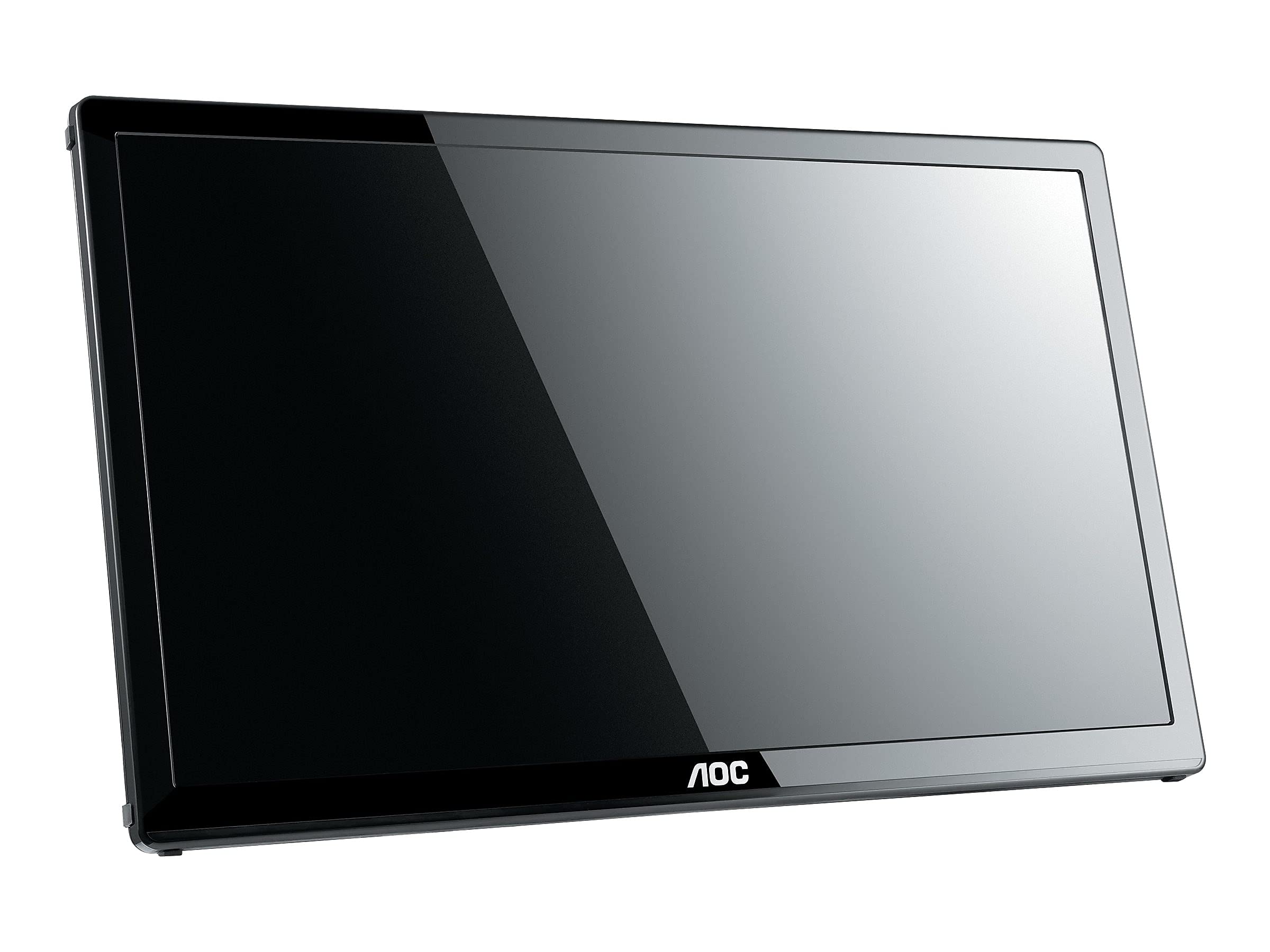 Aoc E1659Fwu 15.6 Inch Ultra Slim 1366X768 Res 200 Cd/M2 Brightness Usb 3.0 Powered Portable Led Monitor W/ Case Black