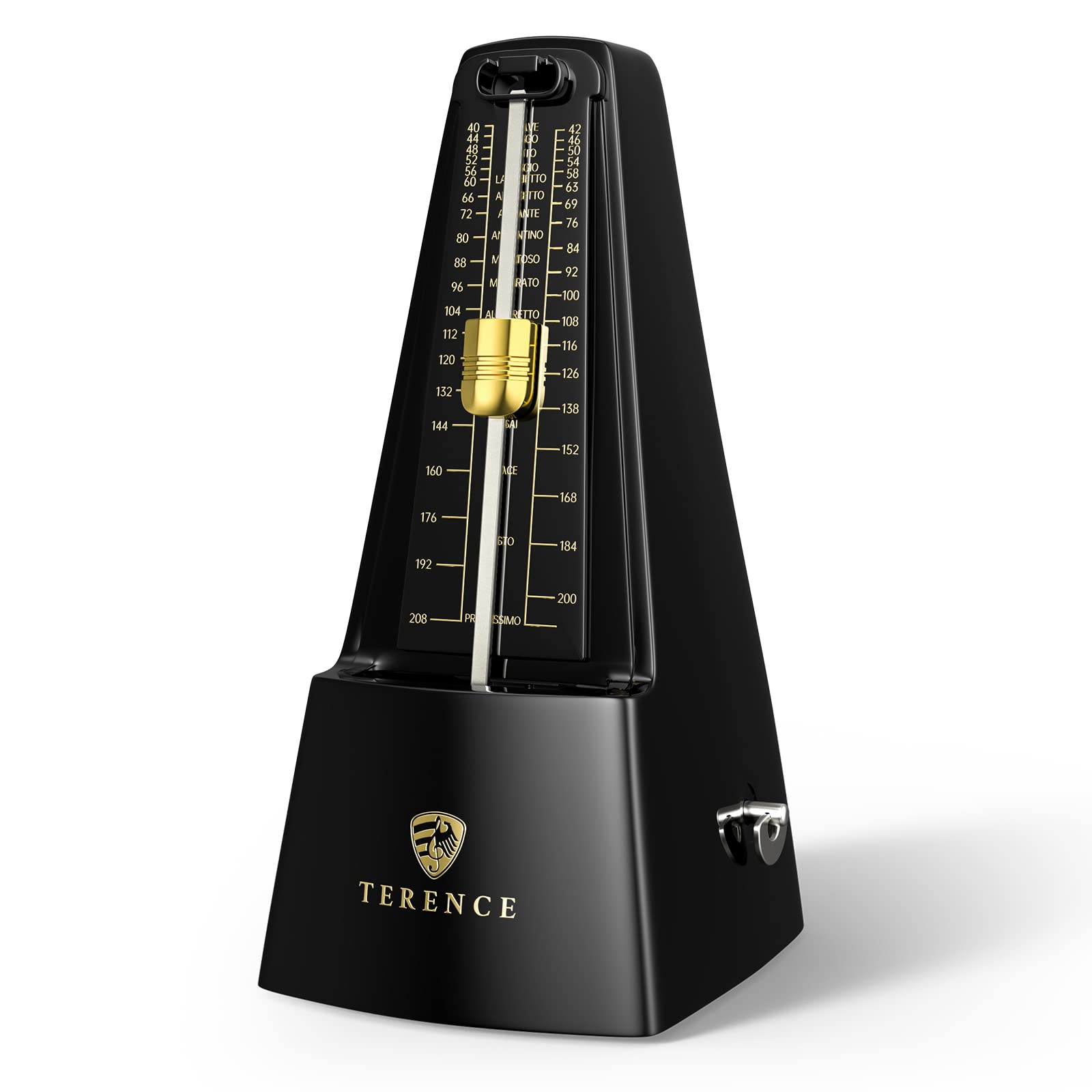 Mechanical Metronome, Universal Metronome For Piano Guitar Violin Drums And Other Instruments, Loud Sound, Accurate Track Beat A