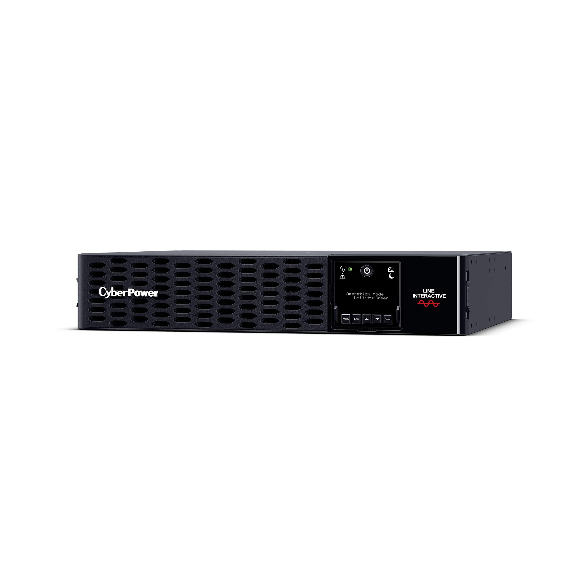 Cyberpower Pr3000Rtxl2Un Smart App Sinewave Ups System, 3000Va/3000W, 9 Outlets, 2U Rack/Tower, Rmcard205 Pre-Installed, Ebm Opt