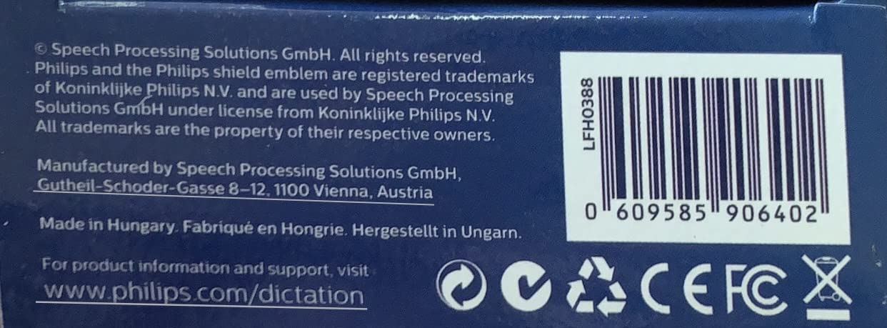 Psplfh038800B   Pocket Memo 388 Slide Switch Mini Cassette Dictation Recorder