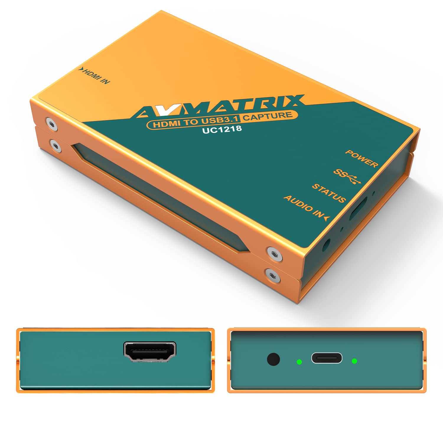 Avmatrix Uc1218 Video Capture Card With Hdmi 2.0 To Usb 3.0 C For Live Streaming In 1080P60 For Online Conference Church Live Stream Online Teaching On Obs Vmix Youtube Zoom Teams Twitch Pc/Mac