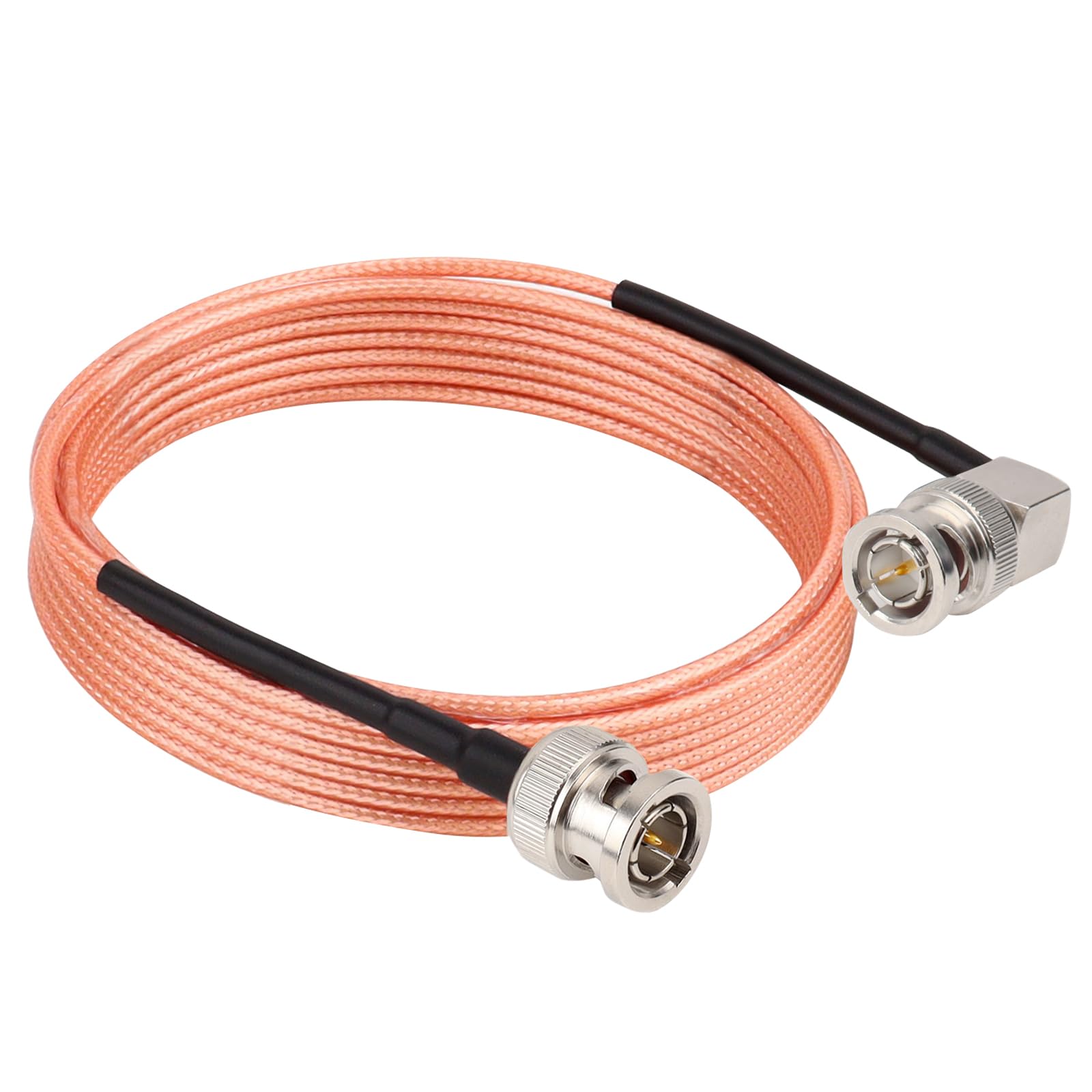 Xrds  Rf Sdi Cable 10Ft, Flexible Bnc To Bnc Right Angle Video Cable 75 Ohm Rg179 Bnc Male Extension Cable For 3G/6G Hd Sdi Came