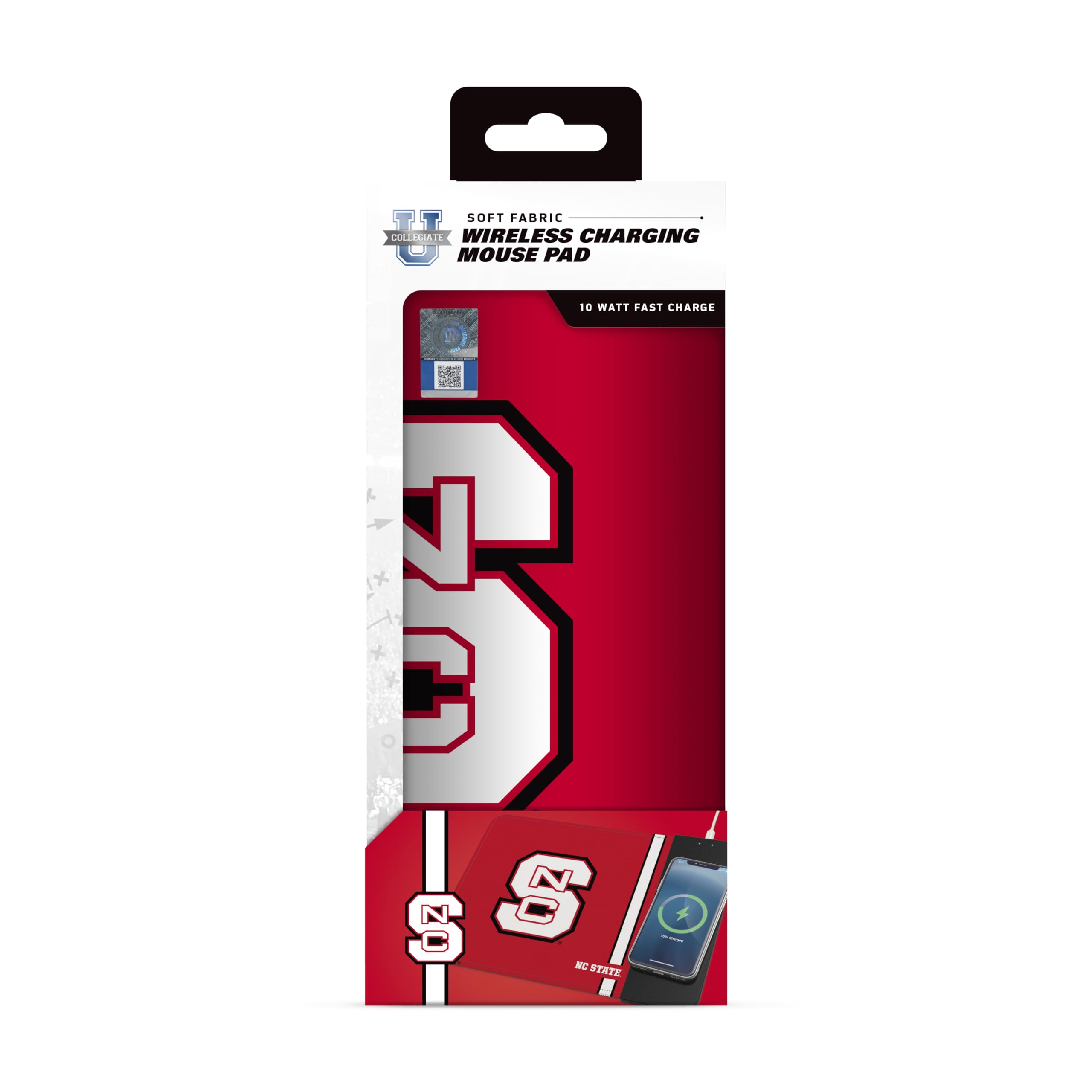 Soar Ncaa Wireless Charging Mouse Pad, Nc State Wolfpack