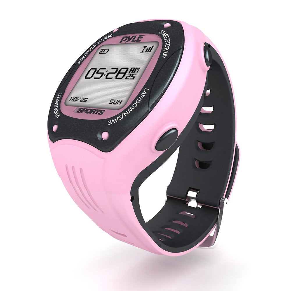 Pyle Multifunction Sports Training Wrist Watch   Smart Classic Pro Sport Exercise Running Digital Heart Rate Fitness Gear Tracke
