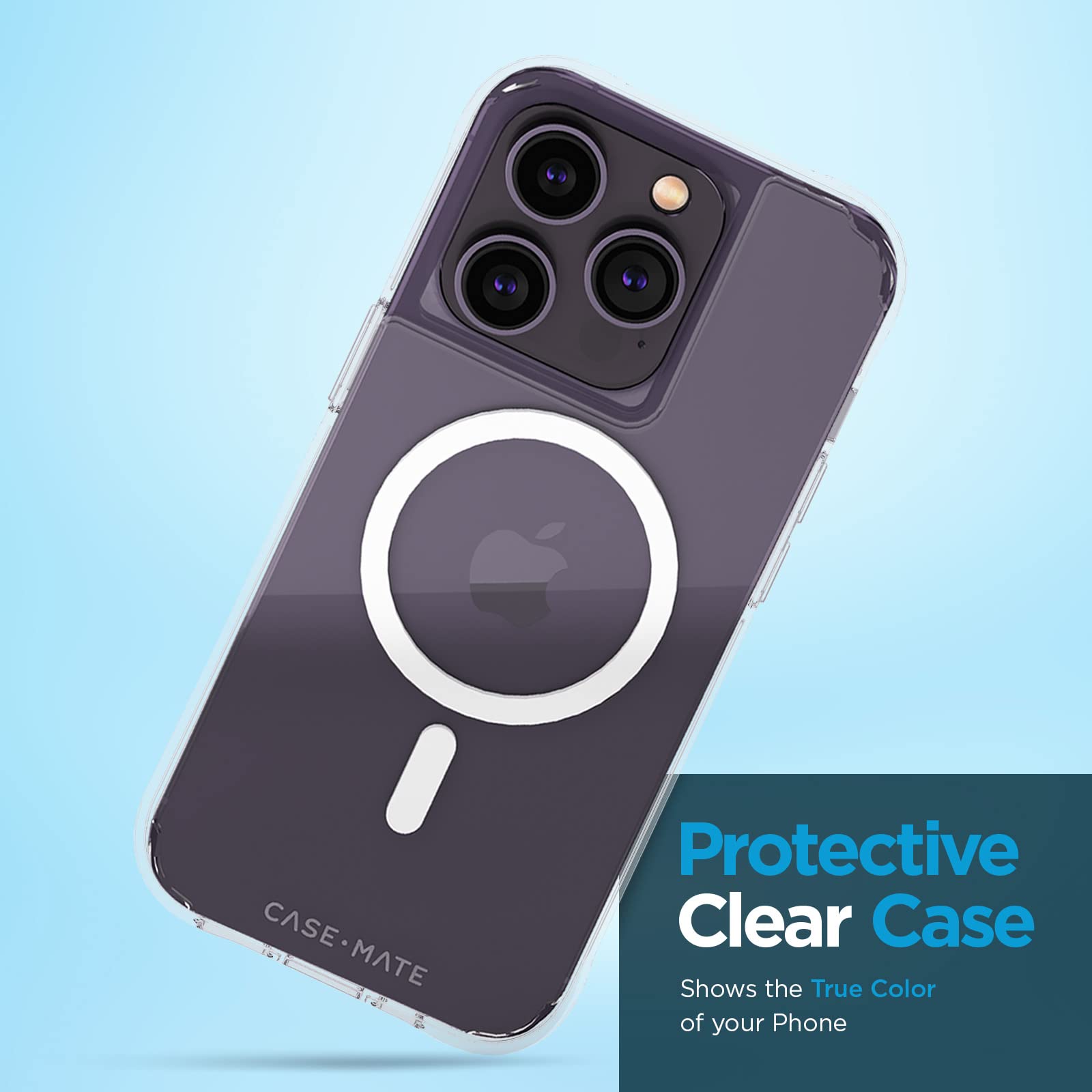 Case Mate Tough Iphone 14 Pro Max Case   Clear [10Ft Drop Protection] [Compatible With Magsafe] Magnetic Phone Case For Apple 14