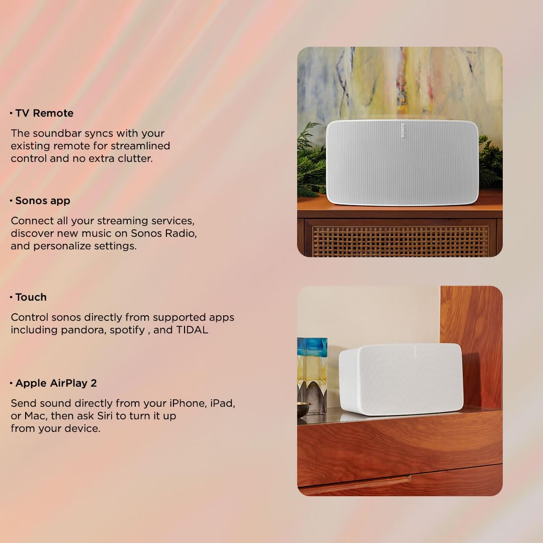 Sonos Five   White   Wireless Hifi Speaker