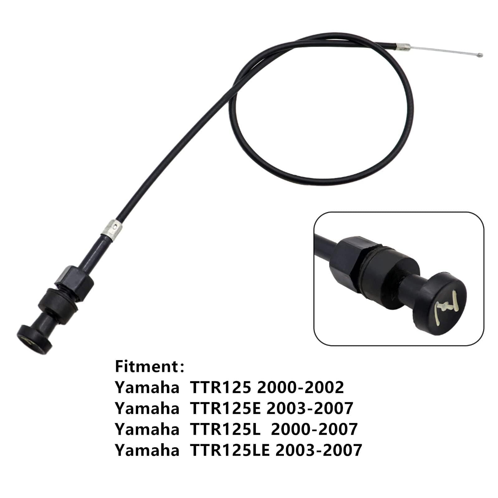 Fzjdsd Carburetor Engine Choke Cable Compatible With Yamaha Ttr125 Ttr125E Ttr125L Ttr125Le 2000 2001 2002 2003 2004 2005 2006 2