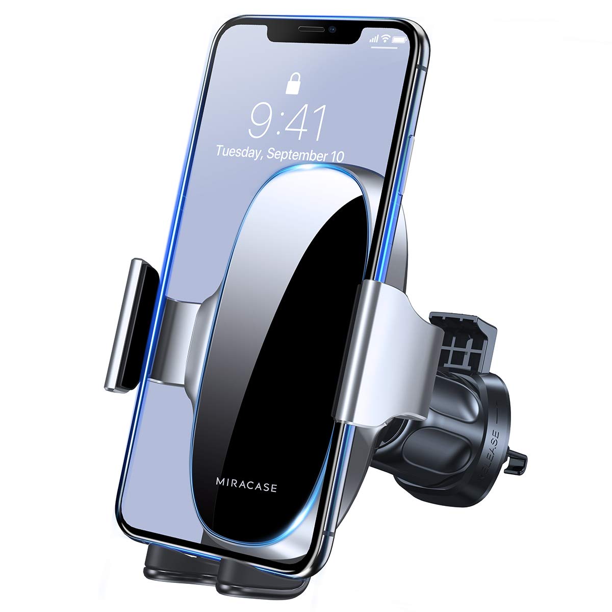 Miracase [Upgraded 2Nd Generation] Universal Phone Holder For Car, Air Vent Car Phone Holder Mount Compatible With Iphone 11/11