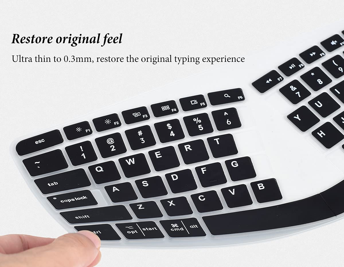 Keyboard Cover Skin For Logitech K860 Ergonomic Keyboard, Logitech Ergo K860 Wireless Ergonomic Keyboard Protector, K860 Split K