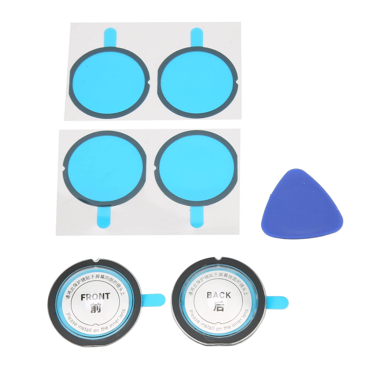 Gowenic For Insta 360 X3 Sticky Lens Guard, High Transmittance Ultrathin Protective Lens Cover Case For Insta360 X3 Panoramic Ac