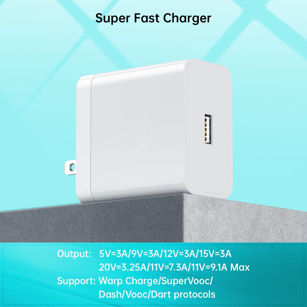 100W For Oneplus 12 12R 11 Charger, Supervooc 80W Warp Charger 65W 30W For Oneplus 10 9 Pro 10T 10R 8T 8 7T 7 Pro Open Nord 2T Ce 3 2 Lite N30 N20 N10 9R 6T One Plus Oppo Realme Fast Charge 5Ft Cable