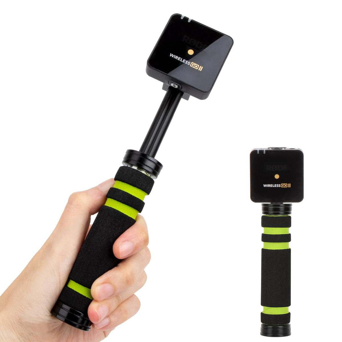 Sunmon Wireless Microphones Rode Wireless Go Handle, Wireless Go Handheld Adapter Compatible With Rode Wireless Go And Wireless