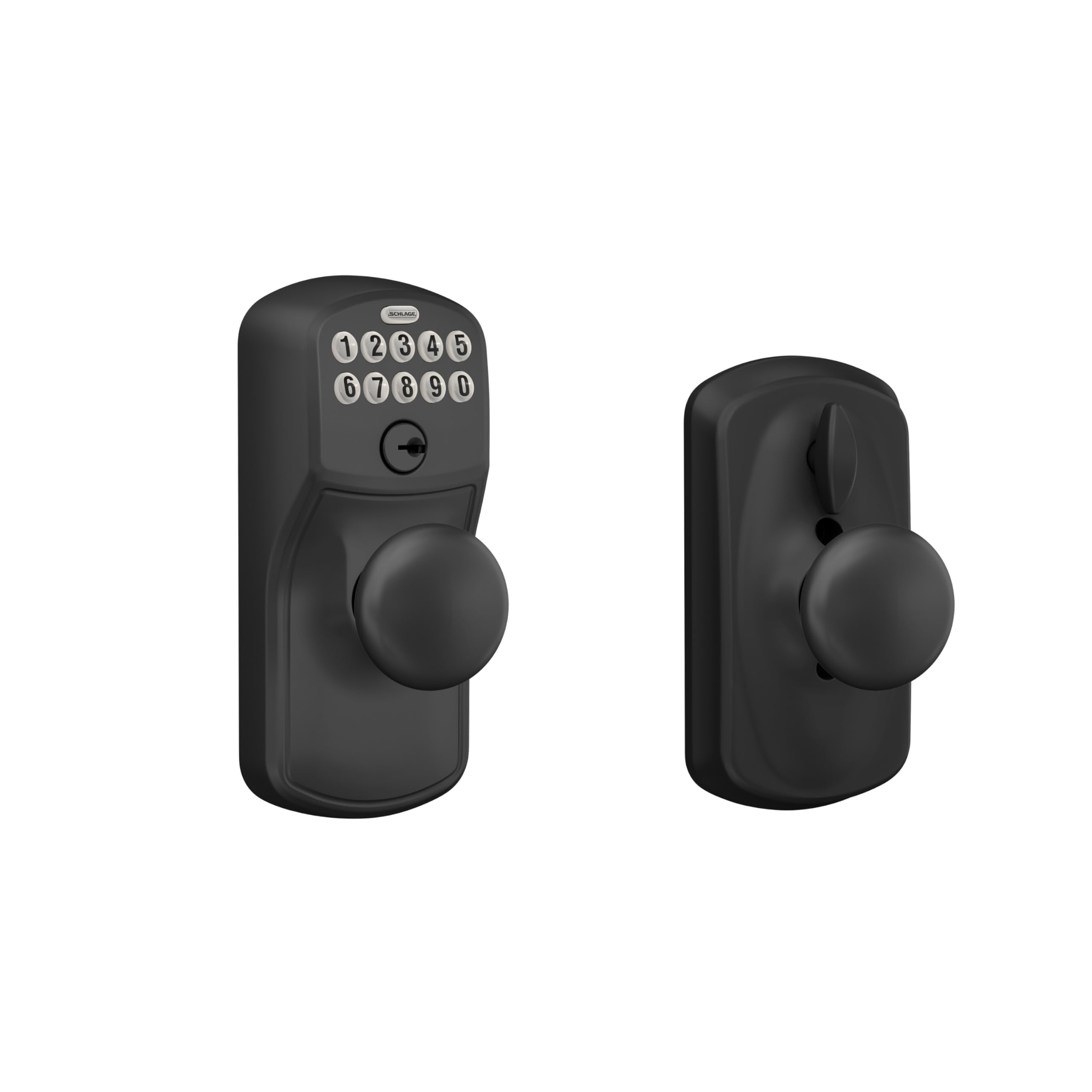 Schlage Fe595 622 Ply Keypad Entry With Flex Electronic Lock, Matte Black