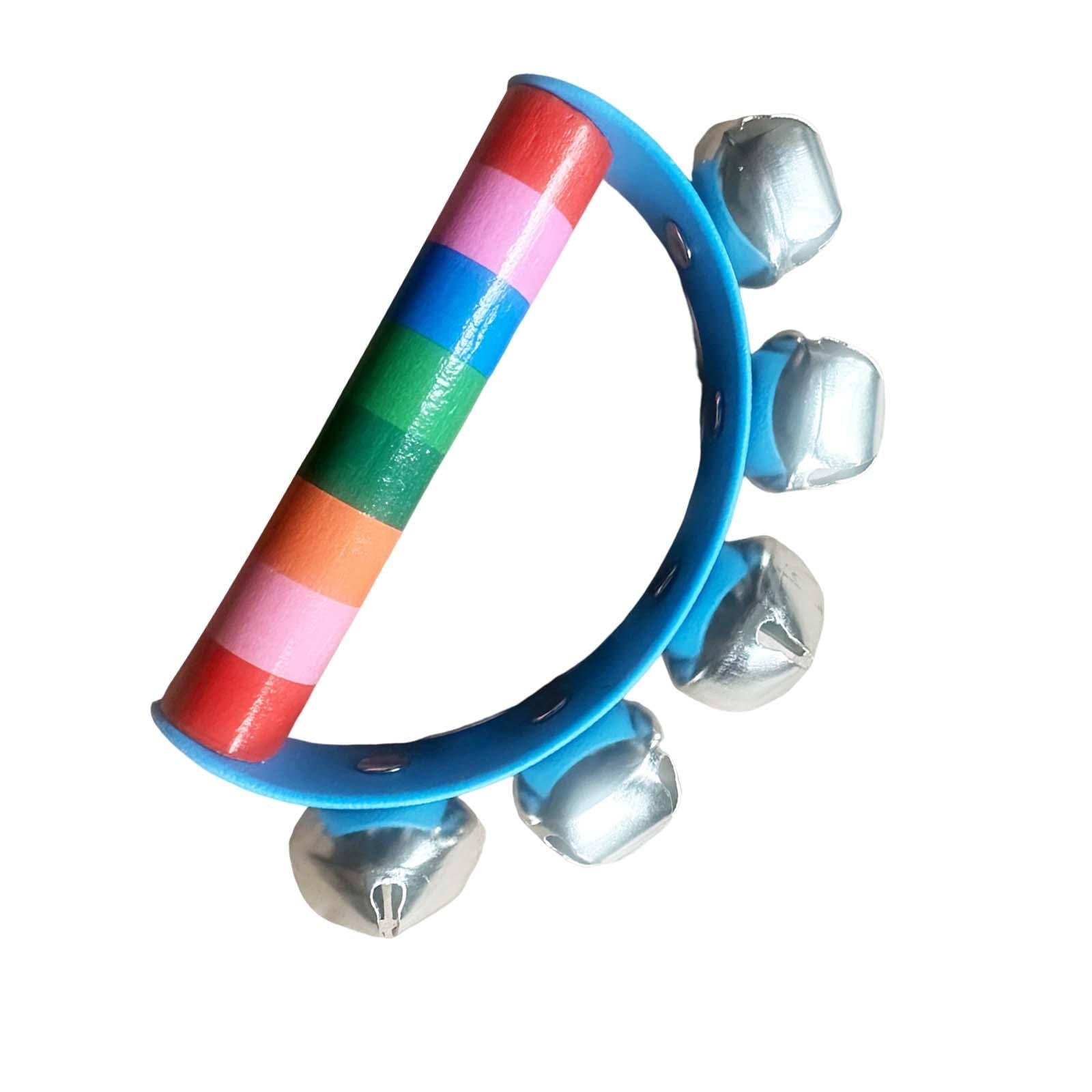 TRENDYNEST Wooden Tambourine Musical Toys Musical Instrument for Festival Party Blue | Toys & Hobbies | Educational | Music & Ar