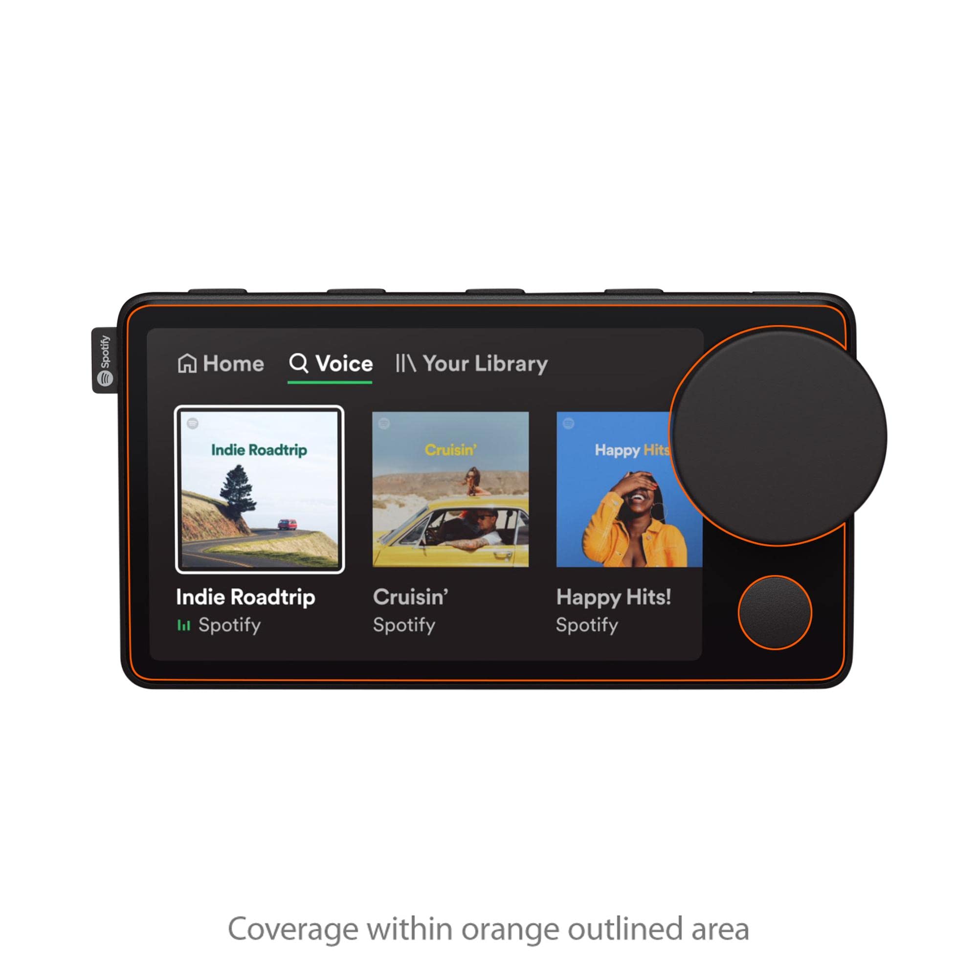 Boxwave Screen Protector Compatible With Spotify Car Thing   Cleartouch Crystal (2 Pack), Hd Film Skin   Shields From Scratches