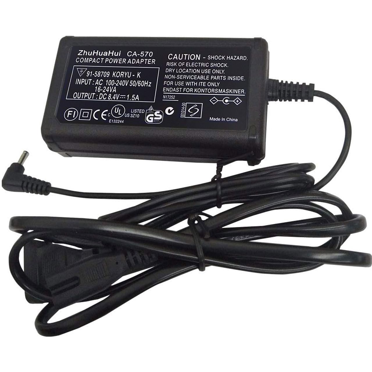 Ca 570 Ac Adapter Charger Compatible With Canon Xa25,Xa10,Xa 20,Canon Xa30,Hg20,Xh A1,Xa 30,Vixia Hf100, Xa11,Hf G20, Vixia Hf G