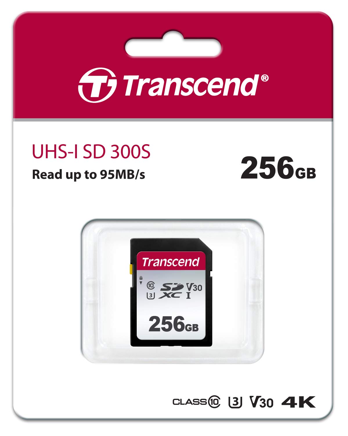 Transcend 256Gb Sdxc/Sdhc 300S Memory Card Ts256Gsdc300S