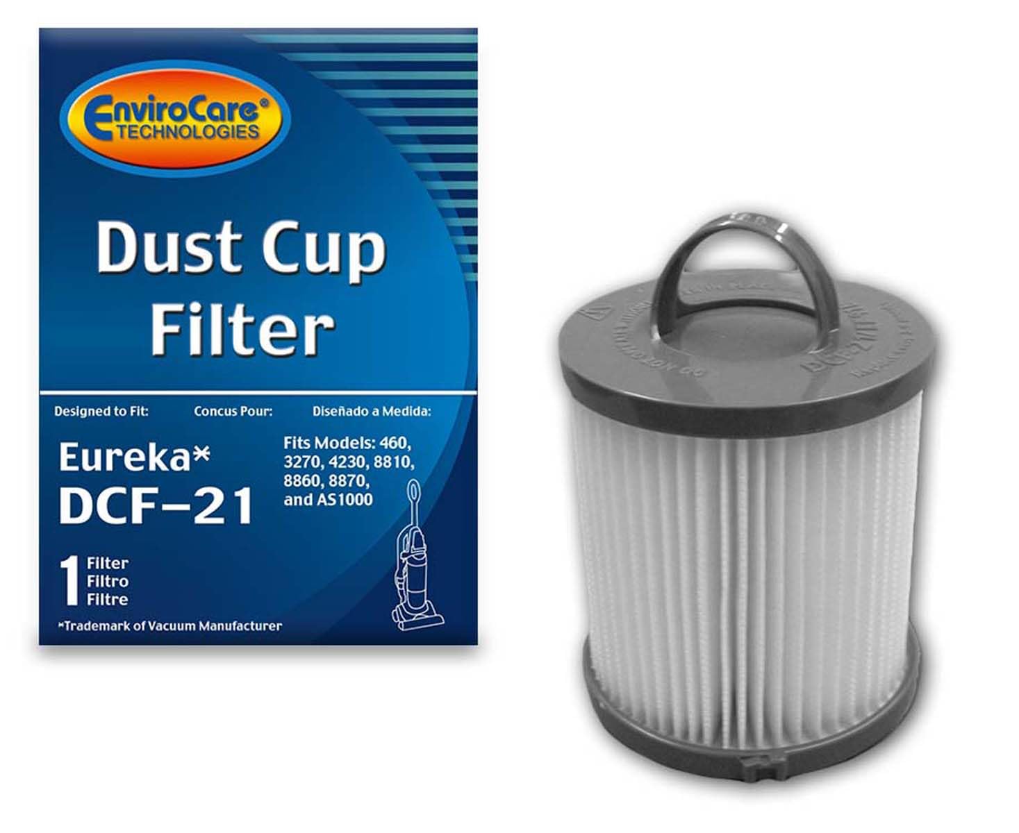 Envirocare Premium Replacement Hepa Filtration Vacuum Cleaner Filter For Eureka Dcf 21