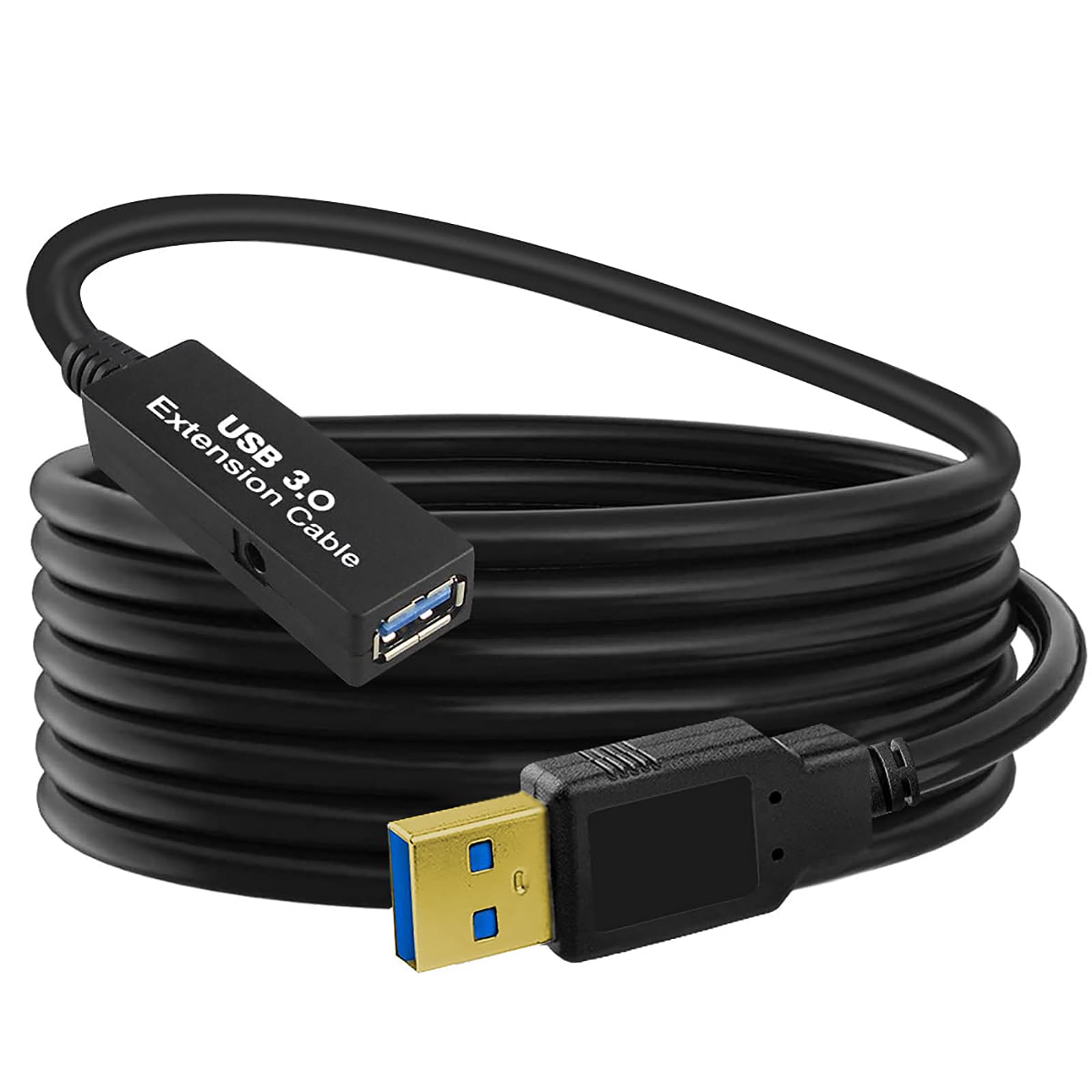 25Feet Active Usb 3.0 Extension Cable,Usb 3.0 Extension Cord A Male A Female,With Expansion Chipset Signal Boosters, Compatible With Oculus Quest 3,Vr, Xbox, Ps4, Webcam,Etc.