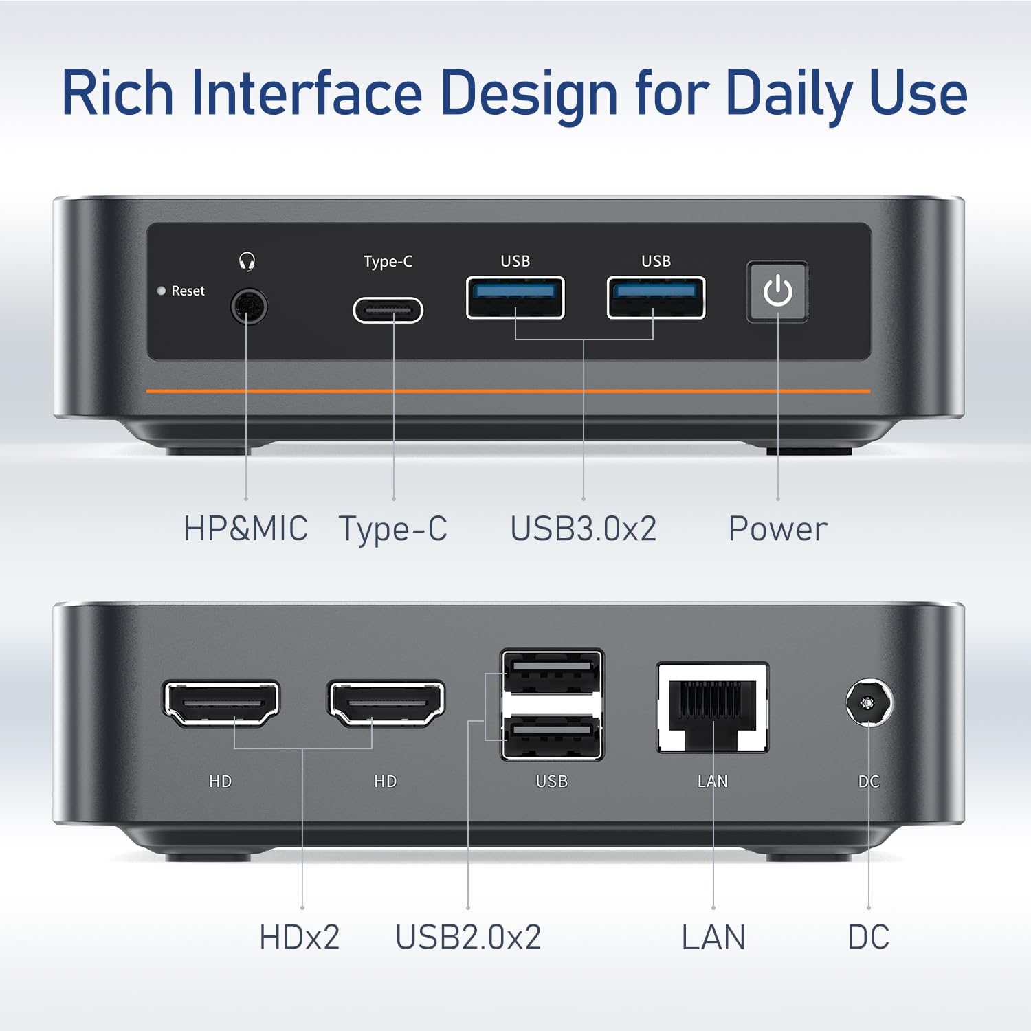 Trycoo Wi 6 Mini Desktop Computer,Intel Alder Lake N95(3.4 Ghz) Mini Pc, 16Gb Ram 512Gb M.2 Ssd,Support Triple 4K Uhd/Hd 2.0/Lan