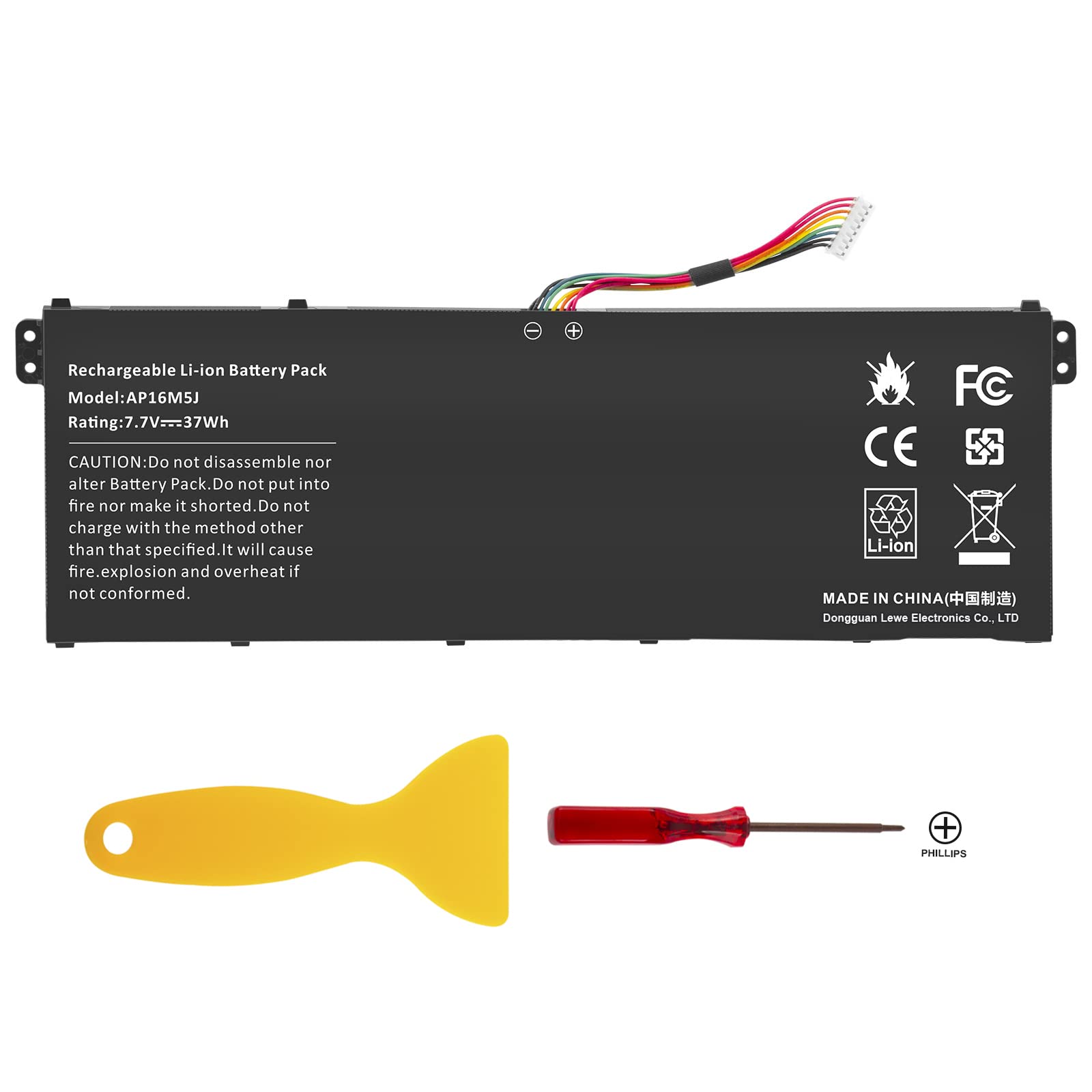 Futurebatt Ap16M5J Laptop Battery For Acer Aspire A114 31 A314 31 A315 21 A315 51 A515 51 Es1 523 24Cw Es1 523 20Dg 2Icp4/80/104