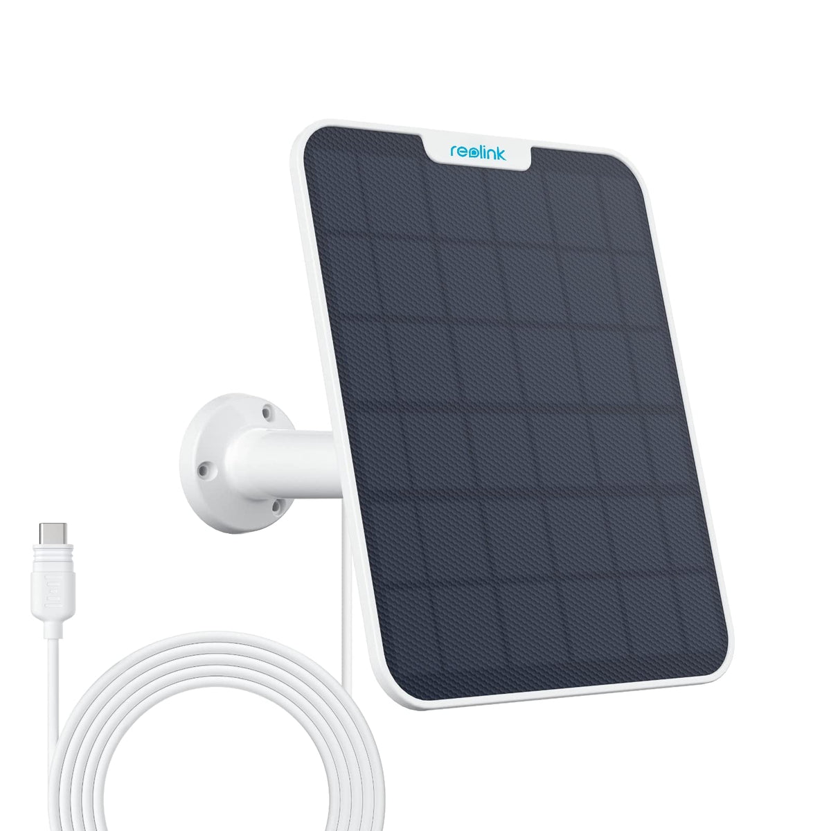 Reolink 6W Solar Panel White, Non Stop Solar Power Supply For All Wireless Battery Camera, Trackmix/Argus Pt/Go Pt Ultra, Waterp