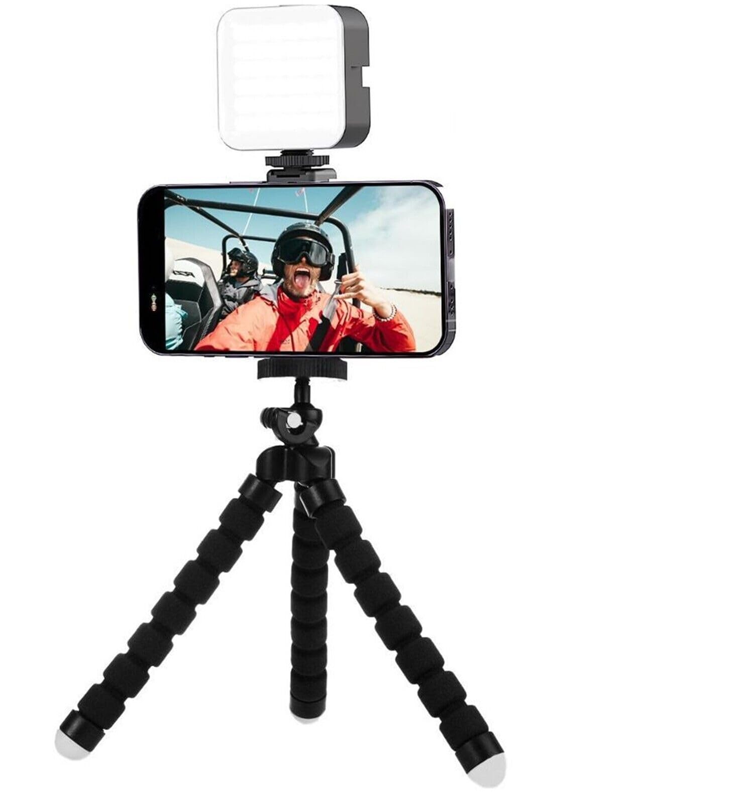 Acuvar Vlogging Kit For Smartphones, Iphones, Android, Tablets, Dslr, Cameras For Online Live Streaming, Video Conference, Youtu