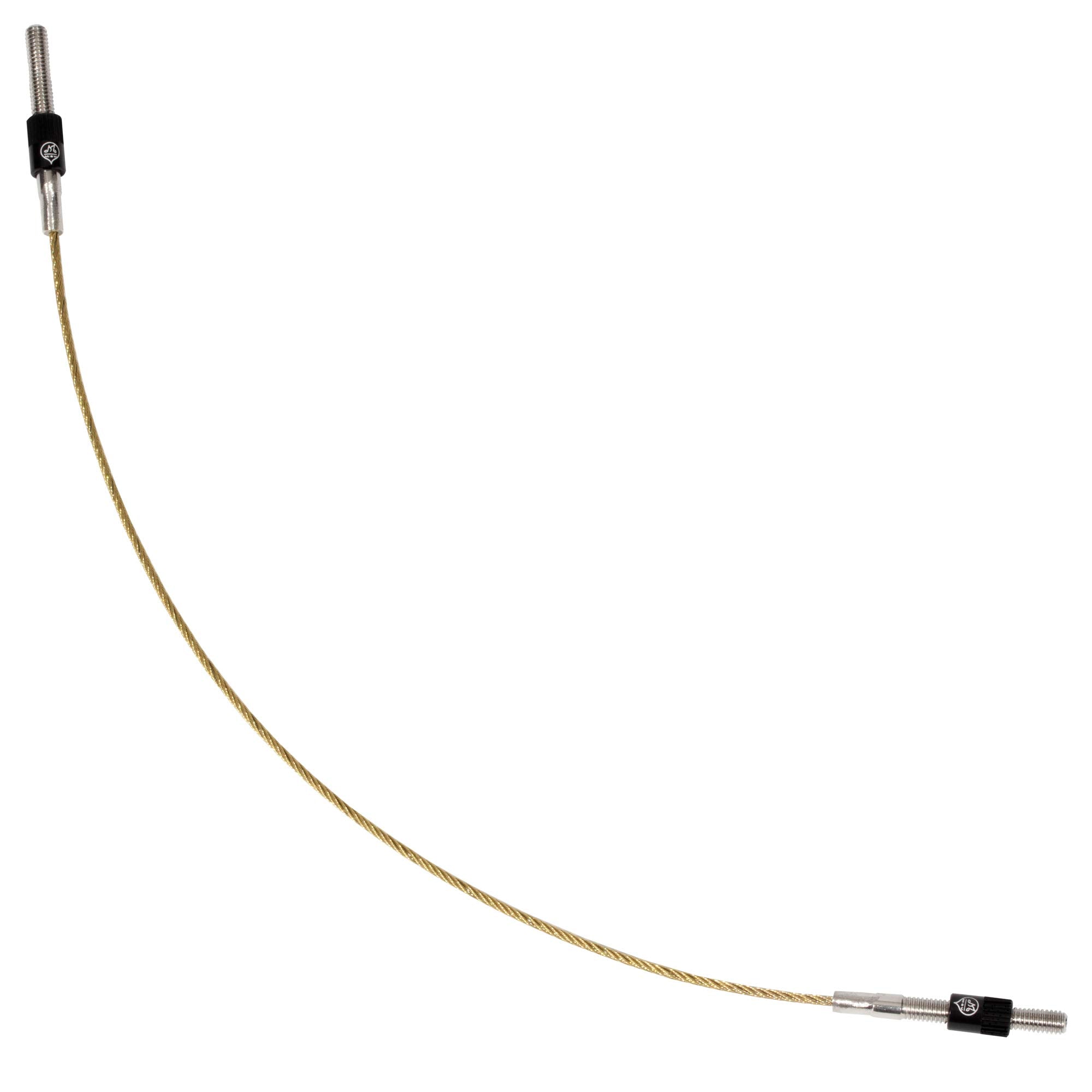 MI&VI Titanium Alloy Cello Tail Gut/Tailgut Non-slip Tailpiece with Wire Adjuster, Strand Connecters & Screw Replacements for 4/