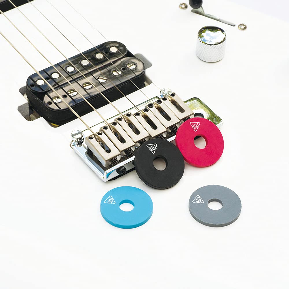 Ivu Creator Guitar Strap Locks Premium Strap Blocks Blue And Red