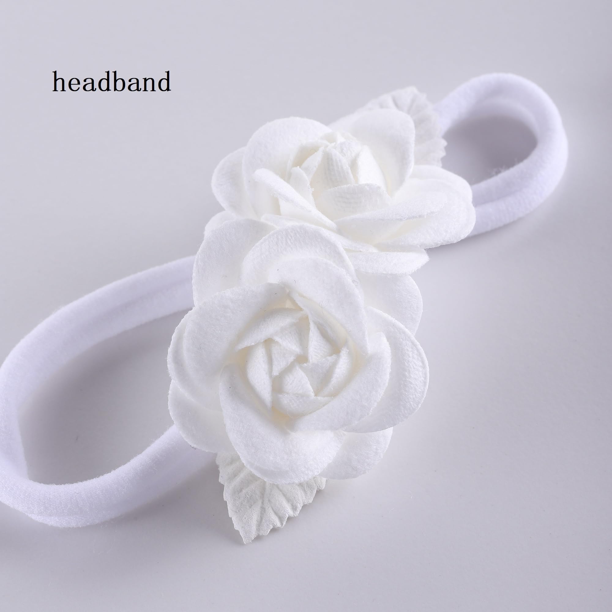 Holibeat Newborn Girl Photography Props Baby Girl Photoshoot Outfits Infant Beige Girl Lace Romper Costume 0 2M (Beige)