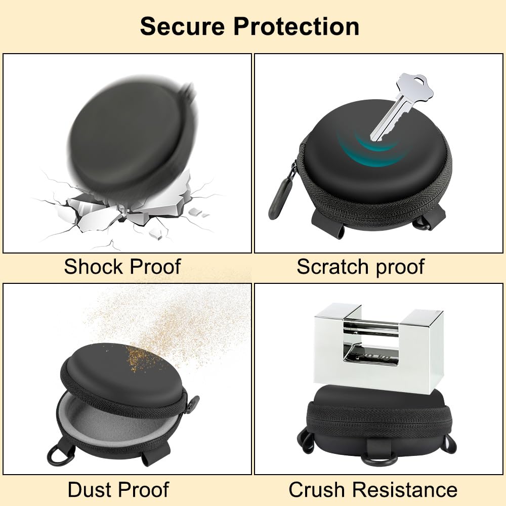 Joyjom Hard Carrying Case For Pokemon Go Plus Plus + Accessory, Portable Eva Pu Leather Protective Bag Storage Hard Carrying Cas