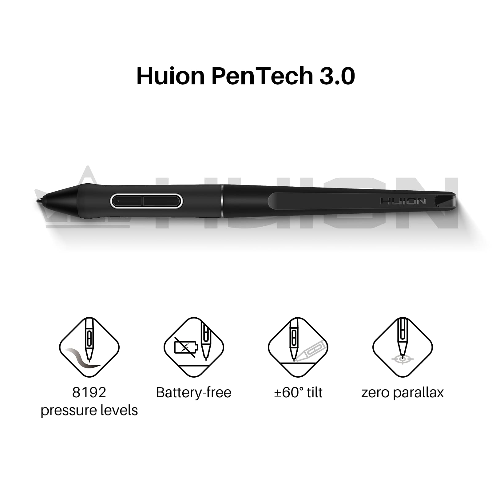 Huion Kamvas Pro 16 Plus 4K Uhd Graphics Drawing Tablet With Screen Full Laminated 145% Srgb Art Tablet With Battery-Free Stylus