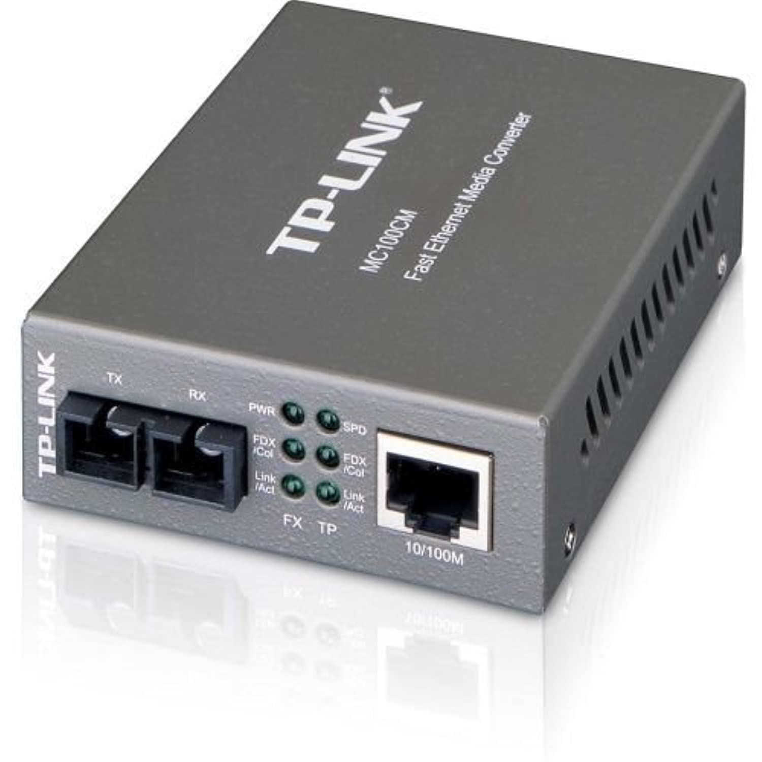 Tp Link Mc100Cm Media Converter, 10/100Mbps Rj45 To 100M Multi Mode Sc Fiber, Up To 1.2Miles, Chassis Mountable